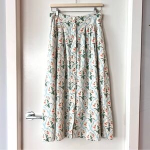 Rachel Zoe A-Line Skirt with Floral Design